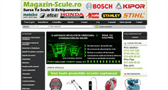 Desktop Screenshot of magazin-scule.ro